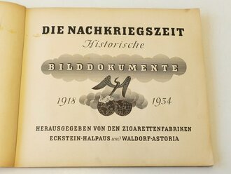 Sammelbilderalbum "Die Nachkriegszeit 1918-1934"