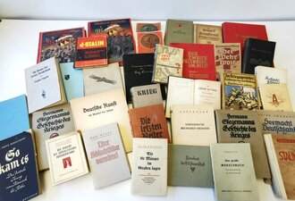 Konvolut Literatur meist bis 1945, nicht auf Vollständigkeit oder Zustand geprüft