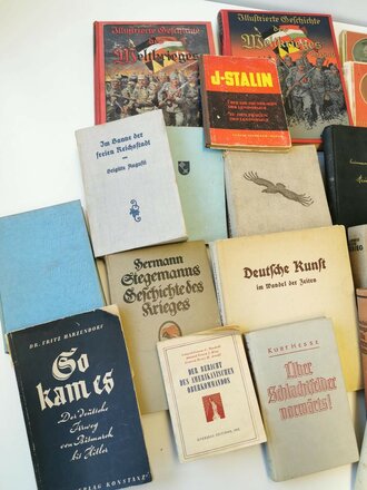 Konvolut Literatur meist bis 1945, nicht auf Vollständigkeit oder Zustand geprüft