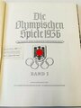 Sammelbilderalbum "Olympia 1936" - Band 1 Die Olympischen Winterspiele Vorschau auf Berlin, 129 Seiten, komplett, im Schutzumschlag