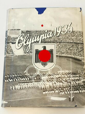 Sammelbilderalbum "Olympia 1936" - Band 2 Die Olympischen Spiele in Berlin und Garmisch Partenkirchen, 129 Seiten, komplett, im Schutzumschlag