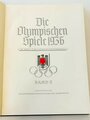 Sammelbilderalbum "Olympia 1936" - Band 2 Die Olympischen Spiele in Berlin und Garmisch Partenkirchen, 129 Seiten, leer, ohnen Sammelbilder,  im Schutzumschlag