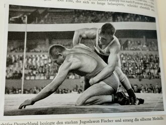 Sammelbilderalbum "Olympia 1936" - Band 2 Die Olympischen Spiele in Berlin und Garmisch Partenkirchen, 129 Seiten, komplett, im Schutzumschlag