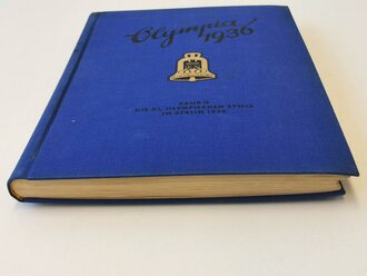 Sammelbilderalbum "Olympia 1936" - Band 2 Die Olympischen Spiele in Berlin und Garmisch Partenkirchen, 129 Seiten, komplett, im Schutzumschlag