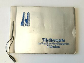 Sammelbilderalbum "Meisterwerke der Staatlichen Gemäldegalerien München" komplett