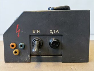 Hochspannungs Prüfgerät für 500V datiert 1942. Originallack, Funktion  nicht geprüft