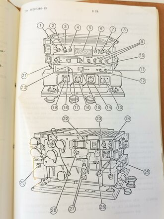 Bundeswehr "TDv 5820/346-13 Teil 13 Ein bausatz Funkt -SEM 25 + 80/90k PWK ( SItze 4x4, Januar 1992, ca 200 Seiten