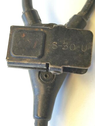 U.S. WWII Signal Corps R-30-U head set , function not tested