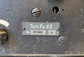 Tornister Funkgerät d2 ( Torn.Fu.d2" Wehrmacht datiert 1944. Frontplatte Originallack, Gehäuse überlackiert, Funktion nicht geprüft