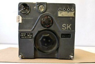 Luftwaffe Funk-Sender S10K zur FuG10 Funk-Anlage . Originallack , Funktion nicht geprüft, Typenschild neuzeitlich ergänzt