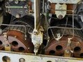 100 Watt Sender LS 100/108 datiert 1936. Originallack, Funktion nicht geprüft. Kein Postversand möglich, wiegt 31 kg ohne Verpackung