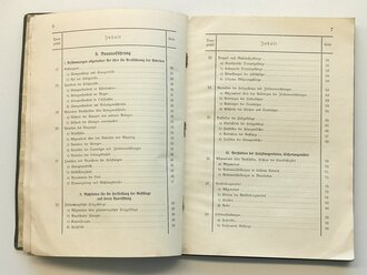 Telegraphenbauordnung Teil 5  Linien aus Bodengestängen, Ausgabe Juni 1933 mit 154 Seiten, verschmutztes Stück