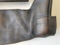 Paar Stiefel für Mannschaften, weiches Leder, Alter und Herkunft unbekannt. Sohlenlänge 28cm