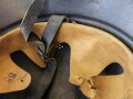Stahlhelm Luftschutz , Originallack und Abzeichen, ungereinigtes Stück