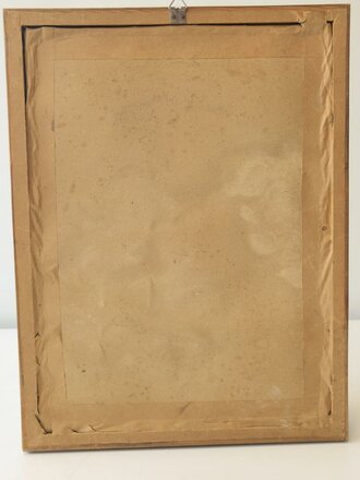 Gedenkblatt Reichsarbeitsdienst, Original gerahmt, Maße des Rahmens 37 x 49cm
