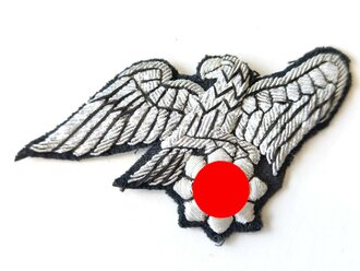 Reichsluftschutzbund,  Schirmmützenadler für Führer, Breite 9cm