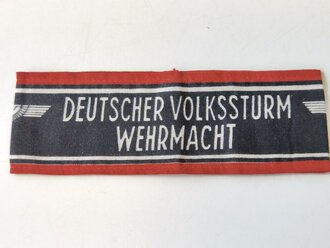 Armbinde" Deutscher Volkssturm Wehrmacht", sehr...