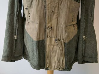 Heer, Feldbluse Modell 1940 . Stärker getragenes Stück, die Effekten original vernäht