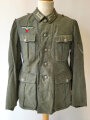 Heer, Feldbluse Modell 1940 . Stärker getragenes Stück, die Effekten original vernäht