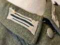 Heer, Feldbluse Modell 1940 . Stärker getragenes Stück, die Effekten original vernäht