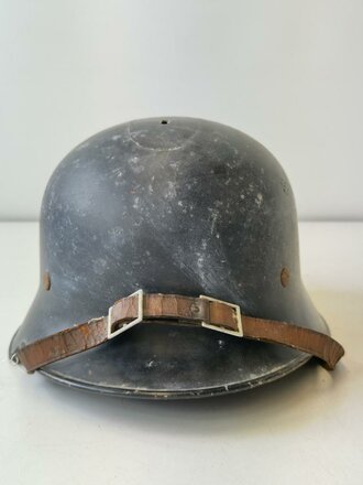 Feuerwehr III.Reich, Leichtmetallhelm, Originallack, ungereinigtes Stück
