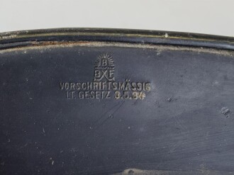Feuerwehr III.Reich, Leichtmetallhelm, Originallack, ungereinigtes Stück