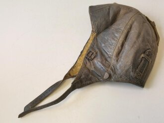 Luftwaffe Kopfhaube Leder , Variante ohne Elektrik