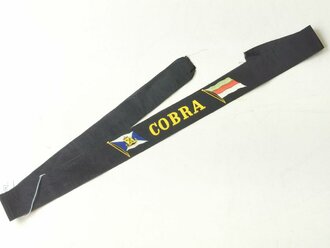 Mützenband  der "Cobra" eines Schiffes der...