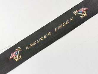 Mützenband  für eine Kindermütze " Kreuzer Emden" Gesamtlänge 59cm