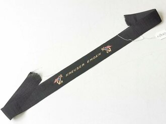 Mützenband  für eine Kindermütze " Kreuzer Emden" Gesamtlänge 59cm