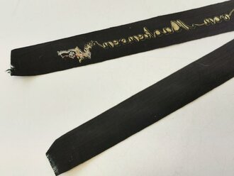 Mützenband  für eine Kindermütze " von Mackensen" Gesamtlänge 55cm