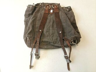 Rucksack  Luftwaffe, getragenes, ungereinigtes Stück, datiert 1939