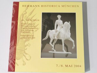 "Hermann Historica 46. Auktion" - Geschichtliche und Militärhistorische Objekte Deutschland von 1919 bis jetzt, Orden und Ehrenzeichen 1933-1945, 435 Seiten, gebraucht, DIN A5