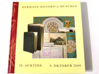 "Hermann Historica 58. Auktion" - Deutsche Zeitgeschichte ab 1919, ca. 270 Seiten, gebraucht, DIN A5