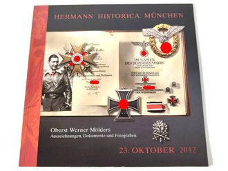 "Hermann Historica" - Oberst Werner Mölders & Gerneralfeldmarschall Erhard Milch , 58 Seiten, gebraucht, DIN A5