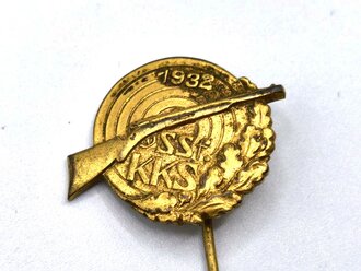Deutsches Kartell für Jagd- und Sportschießen ( KKS ) Schießauszeichnung in gold 1932