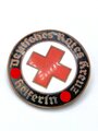 Deutsches Rotes Kreuz, Brosche "Helferin", 3. Form, emailliert