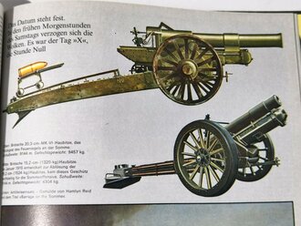 "Artillerie im 1. Weltkrieg", 64 Seiten, gebraucht, DIN A4