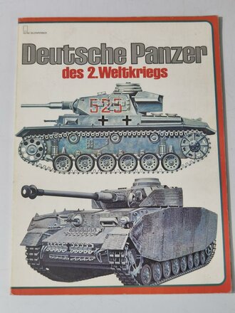 "Deutsche Panzer des 2. Weltkriegs", 64 Seiten, gebraucht, DIN A4