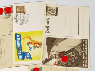 Konvolut Postkarten III.Reich , 9 Stück
