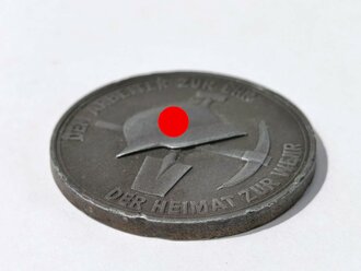 Westwall, nicht tragbare Medaille der Firma Holzmann Freiburg 1938, Durchmesser 36mm