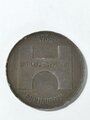 Westwall, nicht tragbare Medaille der Firma Holzmann Freiburg 1938, Durchmesser 36mm