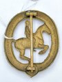 Deutsches Reiterabzeichen in bronze, Hersteller Lauer Nürnberg