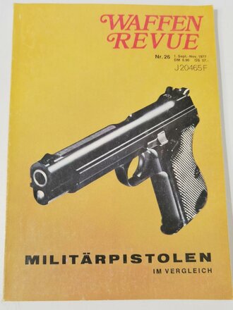 Waffen Revue Nr. 26, Militärpistolen im Vergleich, gebraucht, 160 Seiten