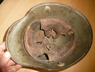 Stahlhelm M16, Original getarnt, unberührtes Stück