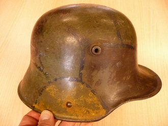 Stahlhelm M16, Original getarnt, unberührtes Stück