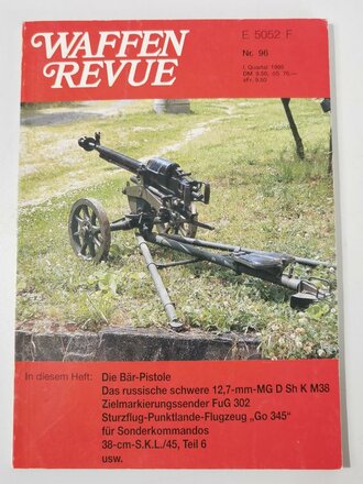 Waffen Revue Nr. 96, Die Bär-Pistole, gebraucht, 160...