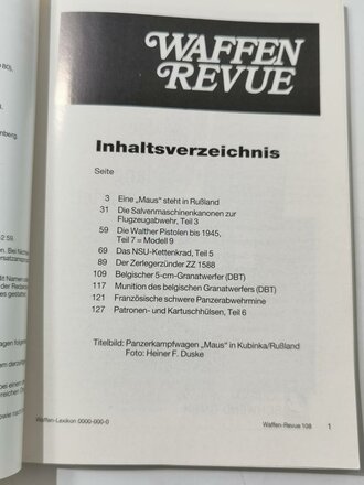 Waffen Revue Nr. 108, Eine Maus steht in Rußland,...