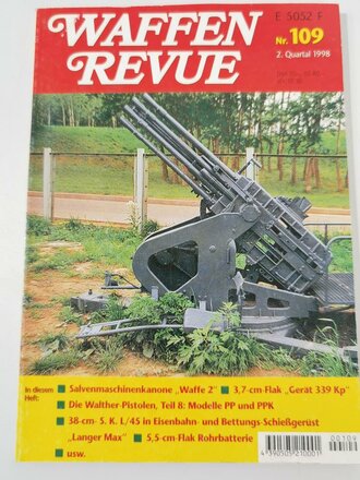 Waffen Revue Nr. 109, Salvenmaschinenkanone "Waffe 2", gebraucht, 160 Seiten