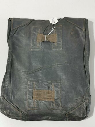 Tasche für die Gasplane der Wehrmacht, gummierte...